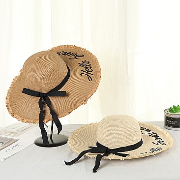 Wide Brim Straw Hat