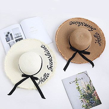 Wide Brim Straw Hat