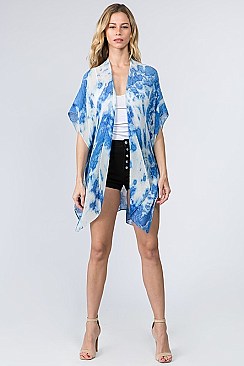 Trendy Tie Dye Print Kimono FM-AV327