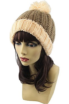 Crochet Pom Pom Beanies FM-HT507