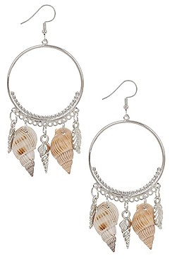 A DOZEN SHELL DANGLE EARRING