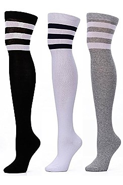 Pack of (12 Pieces) Knee High Boot Socks FM-CSK6934