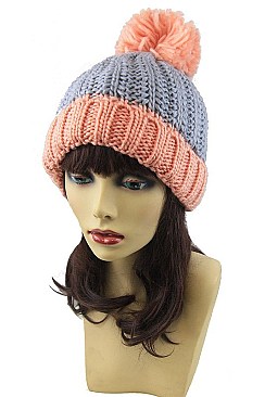 Crochet Pom Pom Beanies FM-HT507