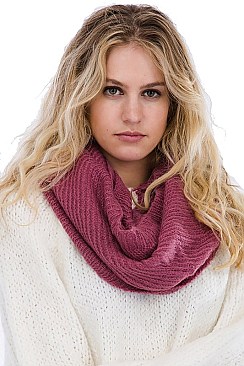 Pack of 12 (pieces) Assorted Infinity Knitted Scarves FM-WISF209