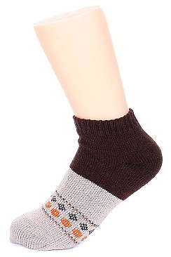 Pack of (12 Pieces) Assorted Fashion Socks FM-SO425