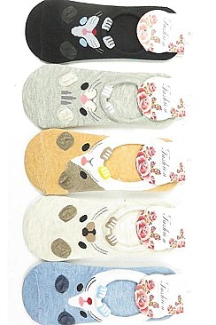 Pack of (12 Pieces) Assorted Animal Inspired Socks FM-SO508