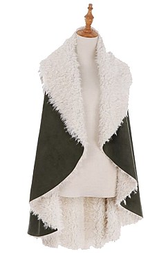 Stylish Faux Shearling Vest FM-AO6072