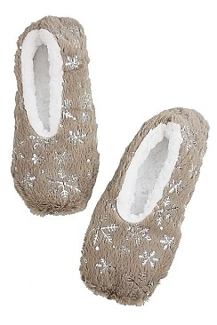 Pack of (12 Pieces) Soft Fur Indoor Slipper Shoes FM-WSW805