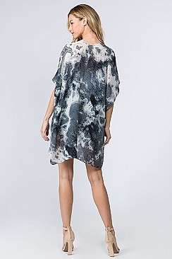 Trendy Tie Dye Print Kimono FM-AV327