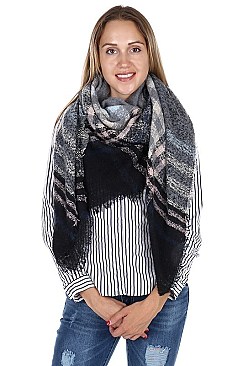 Fashionable Plaid Pattern Oversized Blanket Scarves FM-FTZAO6058