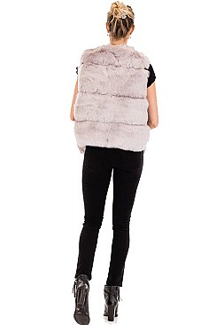 Elegant Soft Fur Vest