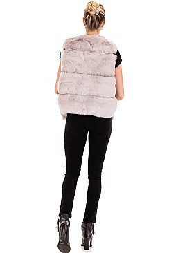 Elegant Soft Fur Vest FM-WSF195