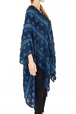 Stylish Zigzag Fashion Poncho FM-AV246