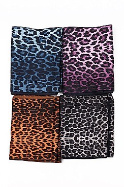Pack of 12 (pieces) Assorted Leopard Scarves FM-SF3275