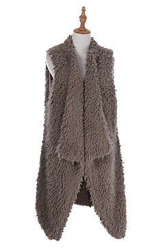 Fashionable Soft Fur Vest FM-AO6047