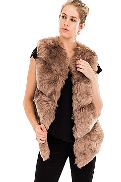 Elegant Soft Fur Vest FM-WSF195