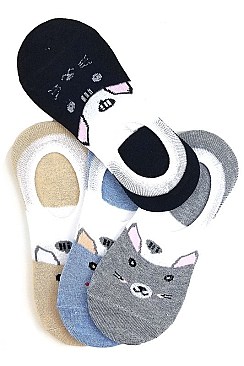 Pack of (12 Pieces) Assorted Cat Theme Socks FM-GM142