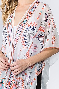 Stylish Tribal Print Kimono FM-AV326