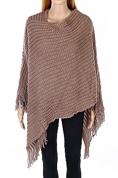 Pack of 12 pieces Fashionable Fringe Poncho FM-AV238