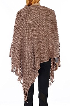 Pack of 12 pieces Fashionable Fringe Poncho FM-AV238