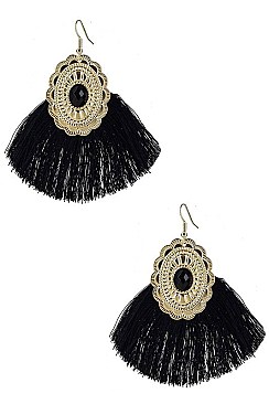 Pack of 12 (pieces) Assorted Tassel Dangle Earring FMCE7054