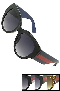 PACK OF 12 STRIPED SUNGLASSES FM-SG89180