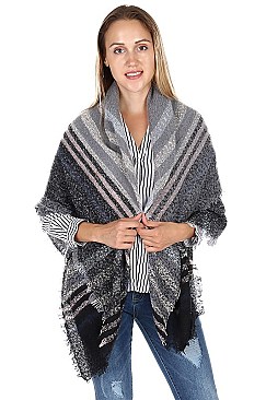 Fashionable Plaid Pattern Oversized Blanket Scarves FM-FTZAO6058