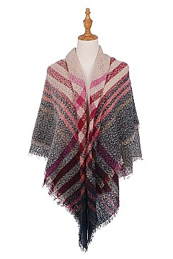 Fashionable Plaid Pattern Oversized Blanket Scarves FM-FTZAO6058