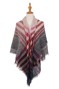 Fashionable Plaid Pattern Oversized Blanket Scarves FM-AO6058
