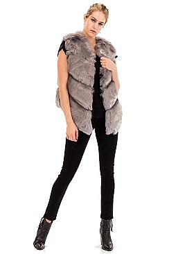 Elegant Soft Fur Vest