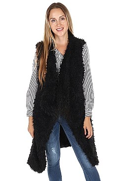 Fashionable Soft Fur Vest FM-AO6047