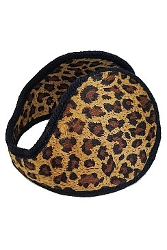 Pack of 12 Leopard Earmuffs