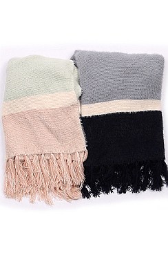 Pack of (6 Pieces) Assorted Color Stylish Fringe Cardigan FM-W102