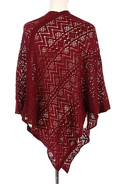 Pack of 12 pieces Elegant design Mesh Poncho FM-AV236DC