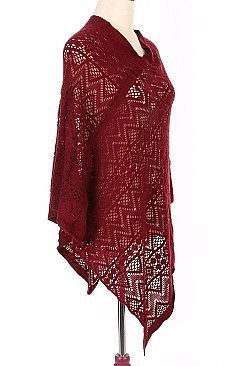 Pack of 12 pieces Elegant design Mesh Poncho FM-AV236DC