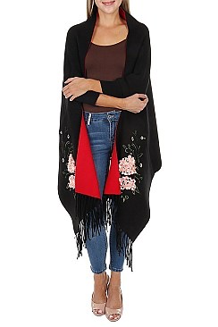 Elegant Fancy Poncho with Tassel FM-AV316