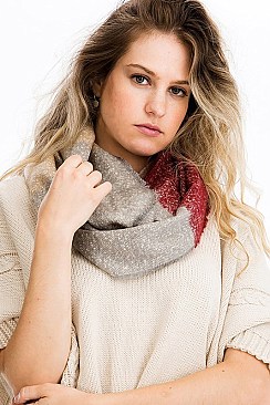 Pack of 12 Pcs Assorted Color Multi-Tone Infinity Scarves