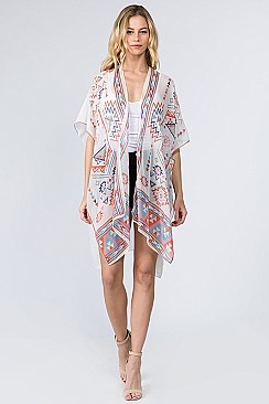Stylish Tribal Print Kimono FM-AV326