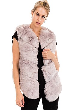 Elegant Soft Fur Vest