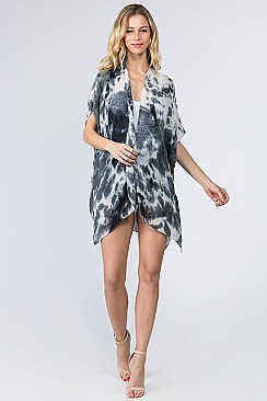Trendy Tie Dye Print Kimono FM-AV327