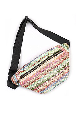 Trendy Straw Fanny Pack FM-ABG476