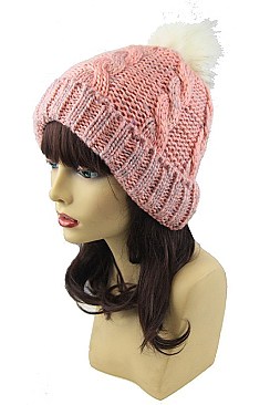 Spiffy Pom Pom Crochet Beanies FM-HT622