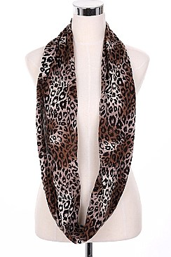 Leopard Print Infinity Scarf
