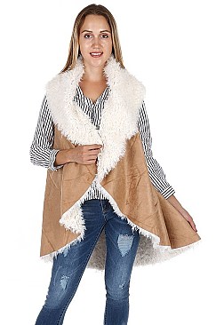 Stylish Faux Shearling Vest FM-AO6072
