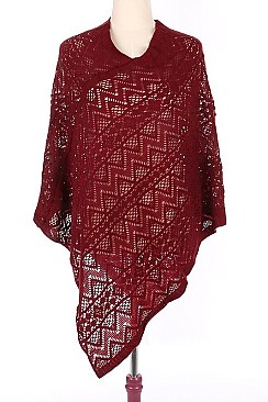 Pack of 12 pieces Elegant design Mesh Poncho FM-AV236DC