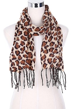PACK OF 12PCS ASSORTED LEOPARD SCARVES