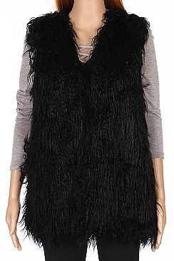 Elegant Soft Fur Vest FM-AV167