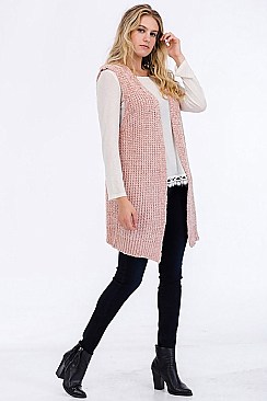 Fashionable Chenille Vest FM-WSF229