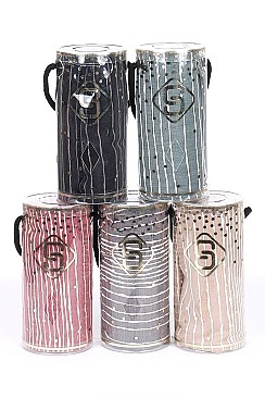Pack of (12 Pieces) Assorted Classy Stripe Scarves FM-SCFH8650