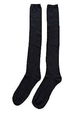 Pack of (12 Pieces)  Trendy Over the Knee High Socks FM-MD09